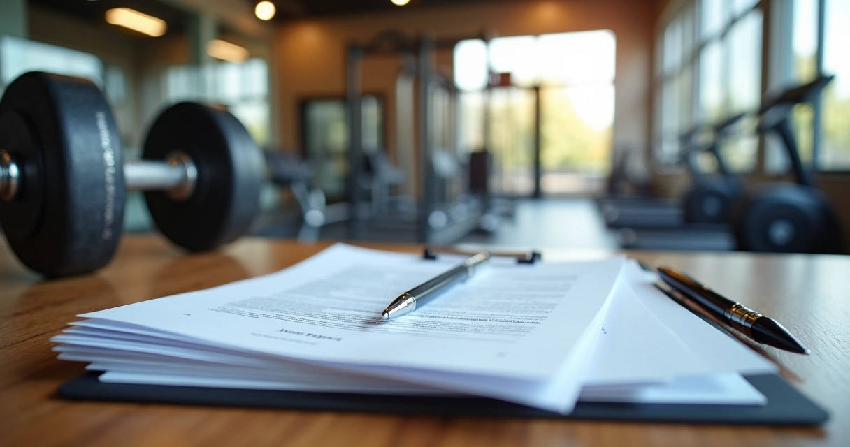 Documentos de alteração de CNAE em academia de ginástica